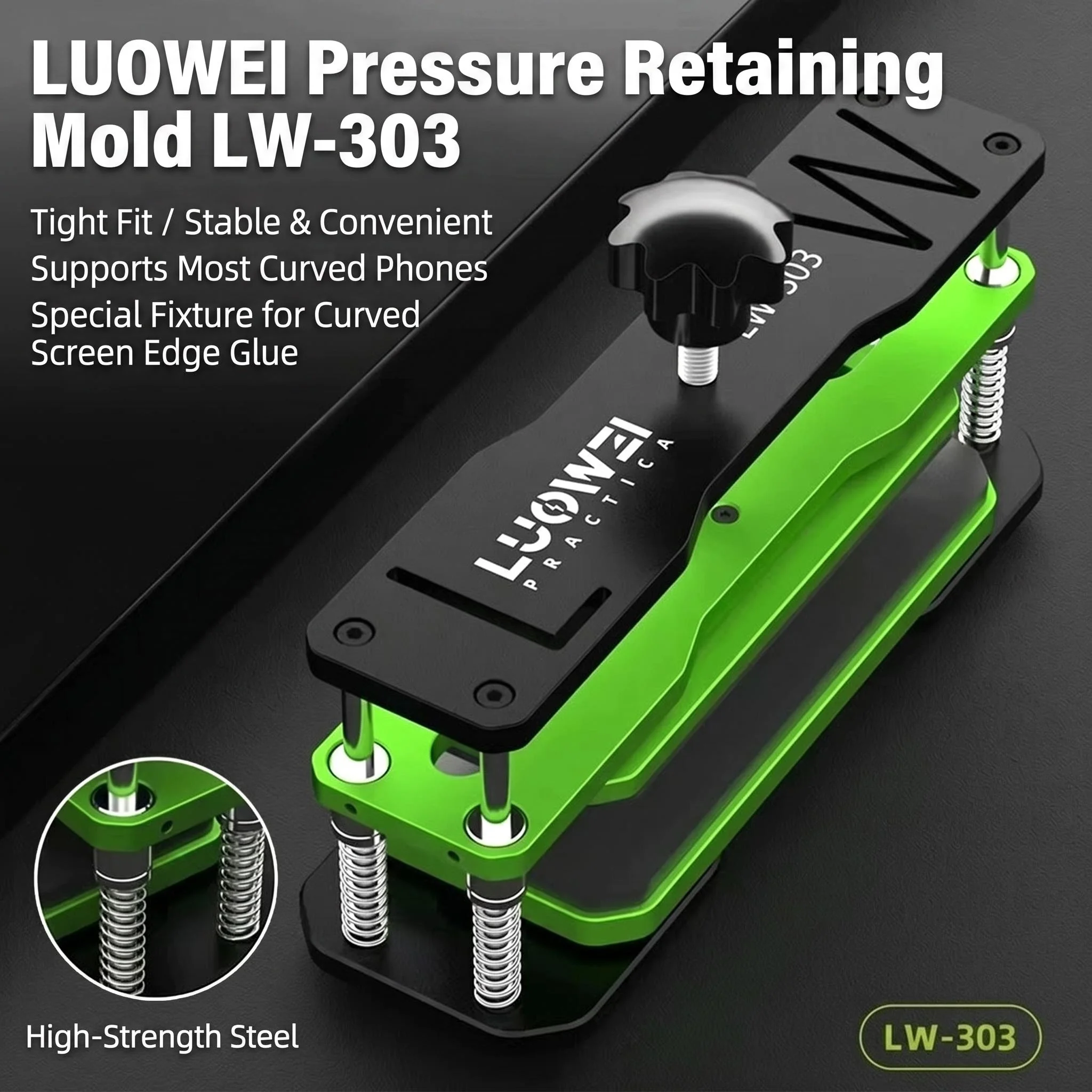 Luowei LW-303 Rotary Pressure Holding Fixed For iPhone iPad LCD Screen/Back Cover/Frame Laminate Bonding Repair Press Clamp