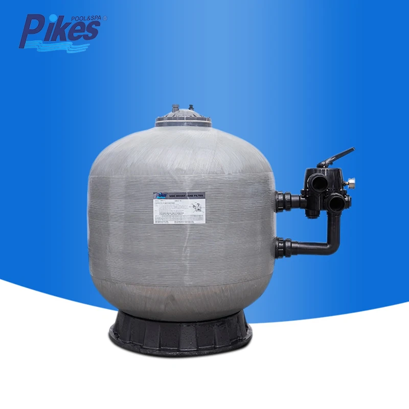 

P525 Pikes Custom Size Fiberglass Side Mount Sand Filter Plastic Pump Filtration for Swimming Pools & Spas Factory Price
