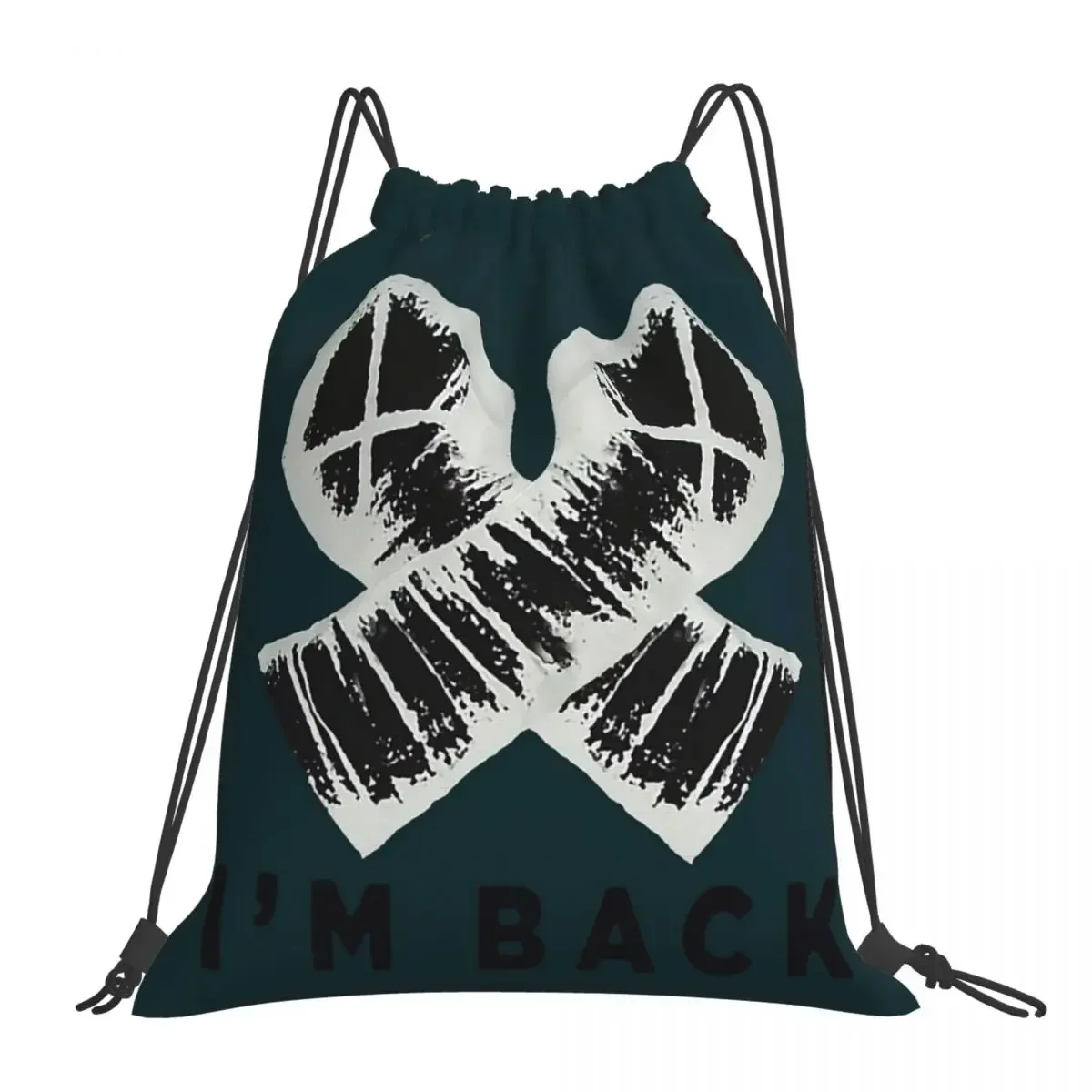 

Модные рюкзаки в стиле панк WWE, портативные сумки на шнурке, Сумка с карманами для мелочей, сумка для книг для мужчин, женщин, студентов