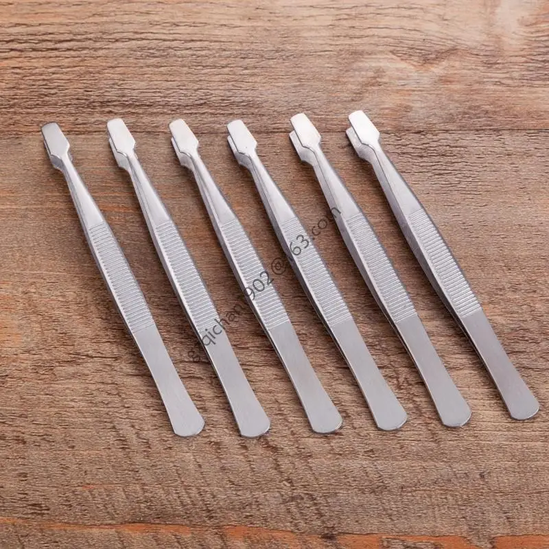 X7AB Sellos Collector Tools Philately Twezers Cejas cejas Builero Tweezers 2 PCS