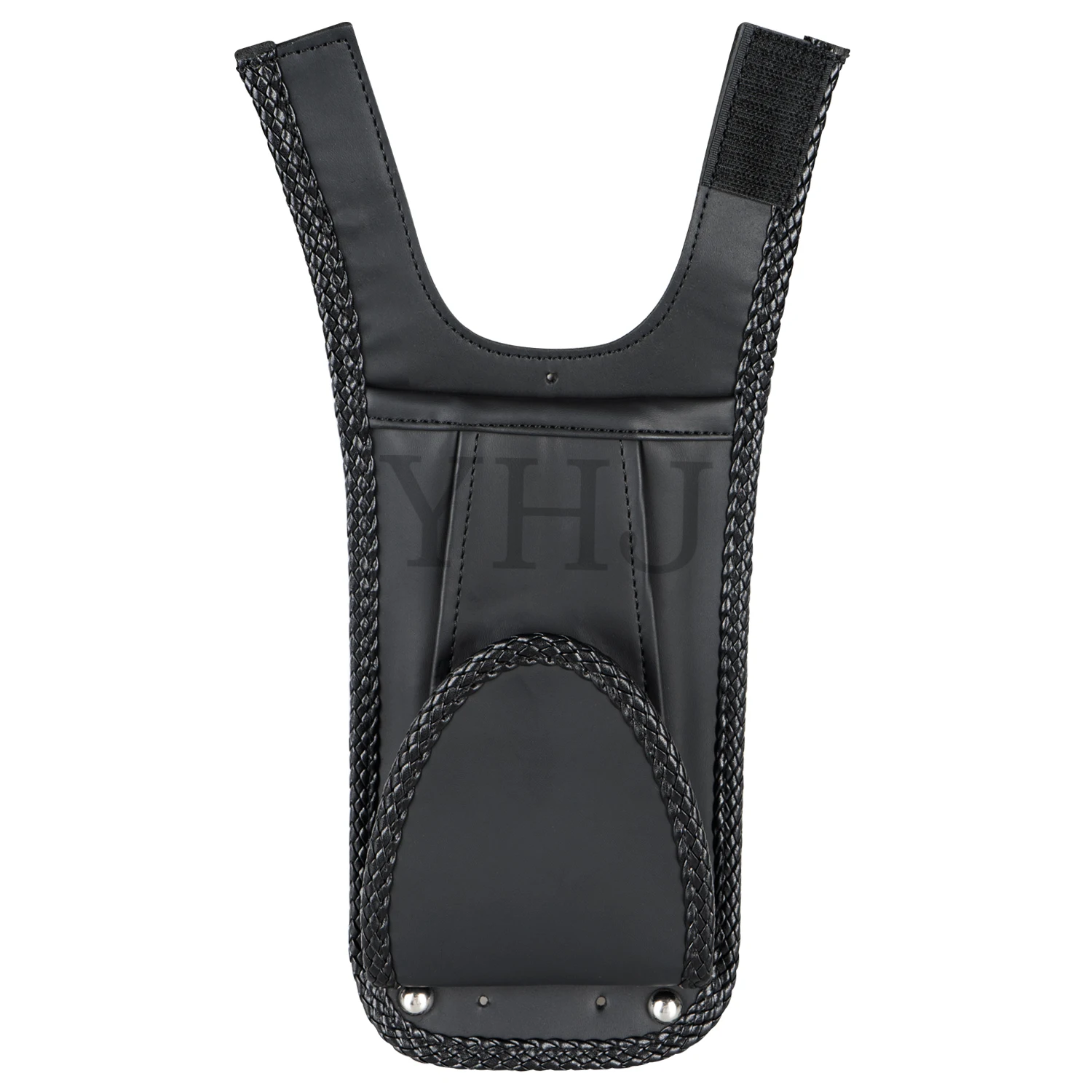 

Motorcycle Gas Tank Bib Bag For Harley Softail Fatboy Heritage Night Train FXSTB Rocker Springer Black PU Leather