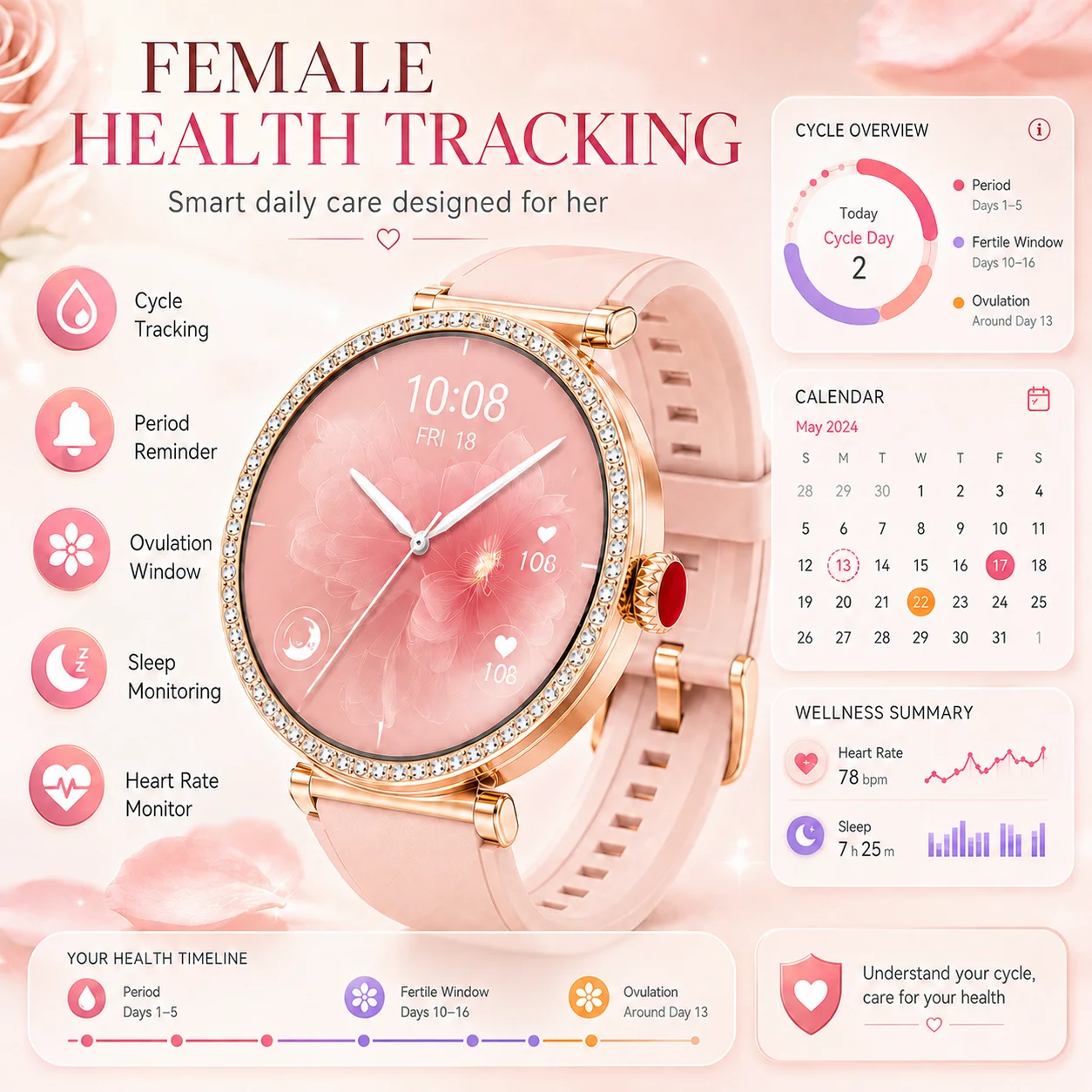 LAXASFIT Smart Watch for Women - Smartwatch Nexus 评论和价格