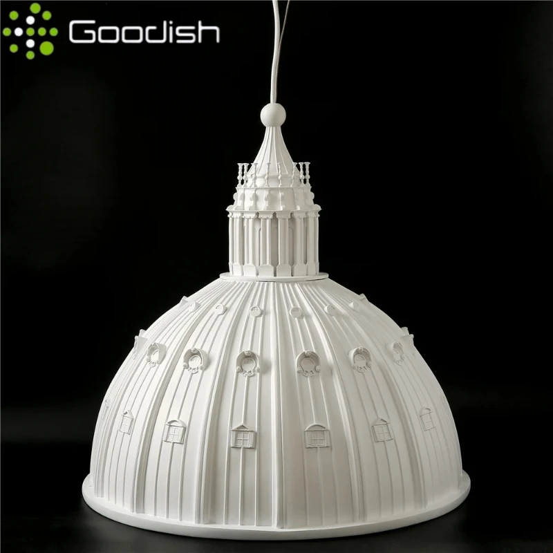 الحديثة الشمال سانت بولس الكنيسة قلادة أضواء القلعة مصباح لغرفة المعيشة الطعام أريكة الزاوية دراسة فاخرة ديكور المنزل الثريا #2