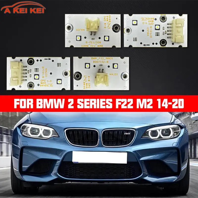 For BMW 2014 2015 2016 2017 2 Series F22 LOW HID Car LED Light chip DRL Headlight Guide Strip Daytime Running Module Board