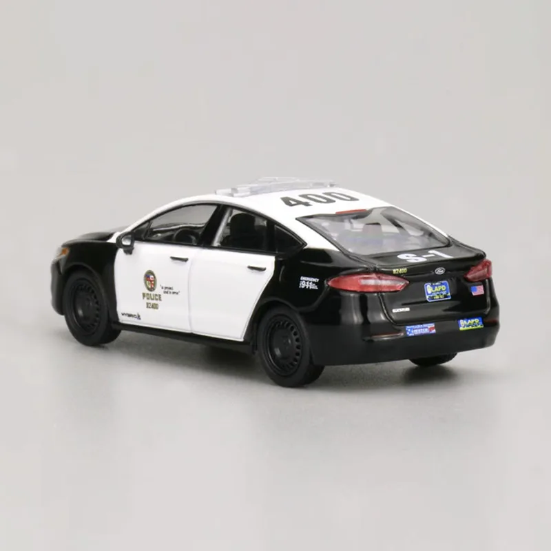 

1/64 596 Model Ford Mondeo/Fusion/DCM 12th Generation Crown Police Alloy Car Mode Static Collection Decorated Holiday Gifts Toys