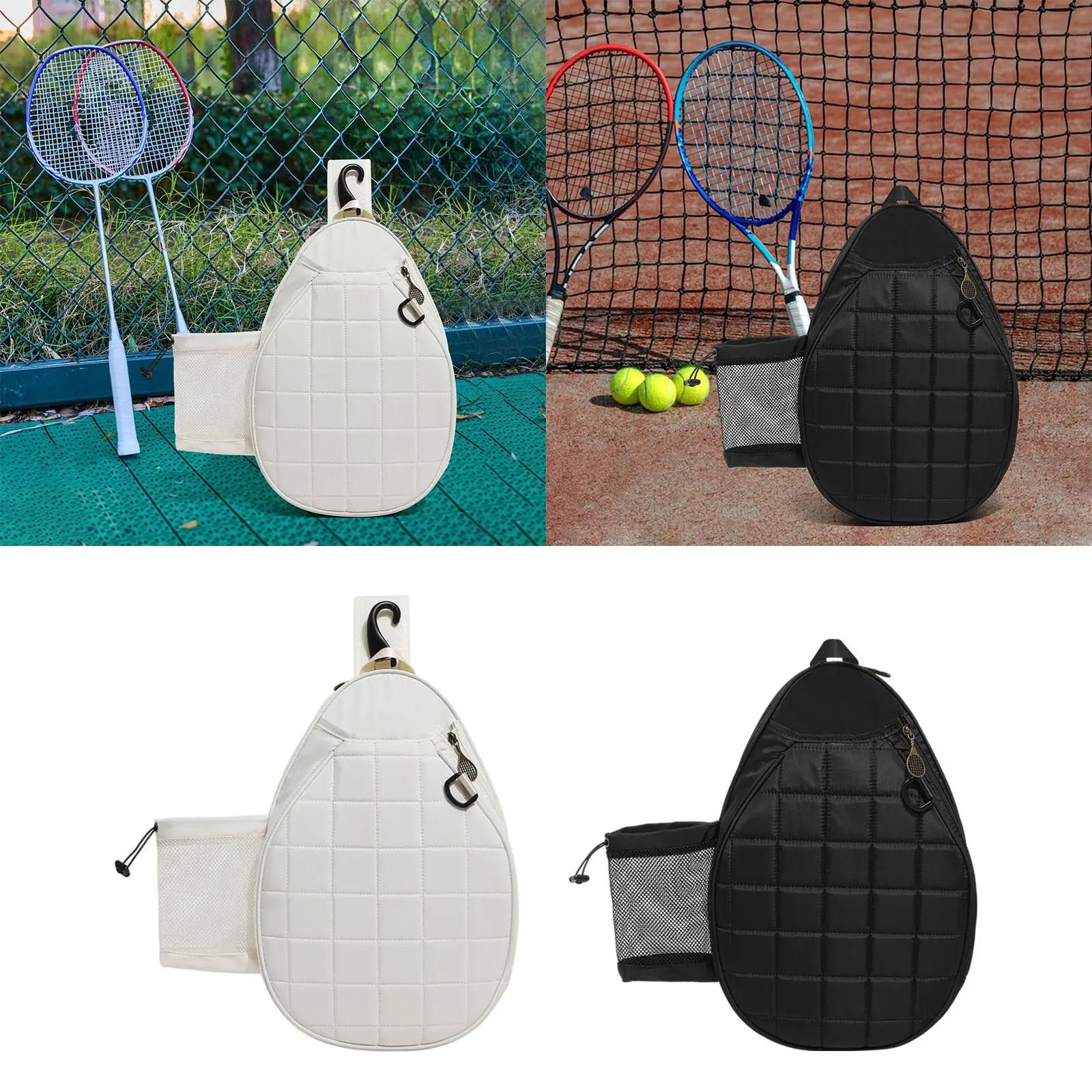 

Tennis Bag Racket Cover Professional with Storage Pocket Versatile Tennis Racquet Backpack Squash Bag Tennis Racket Bag