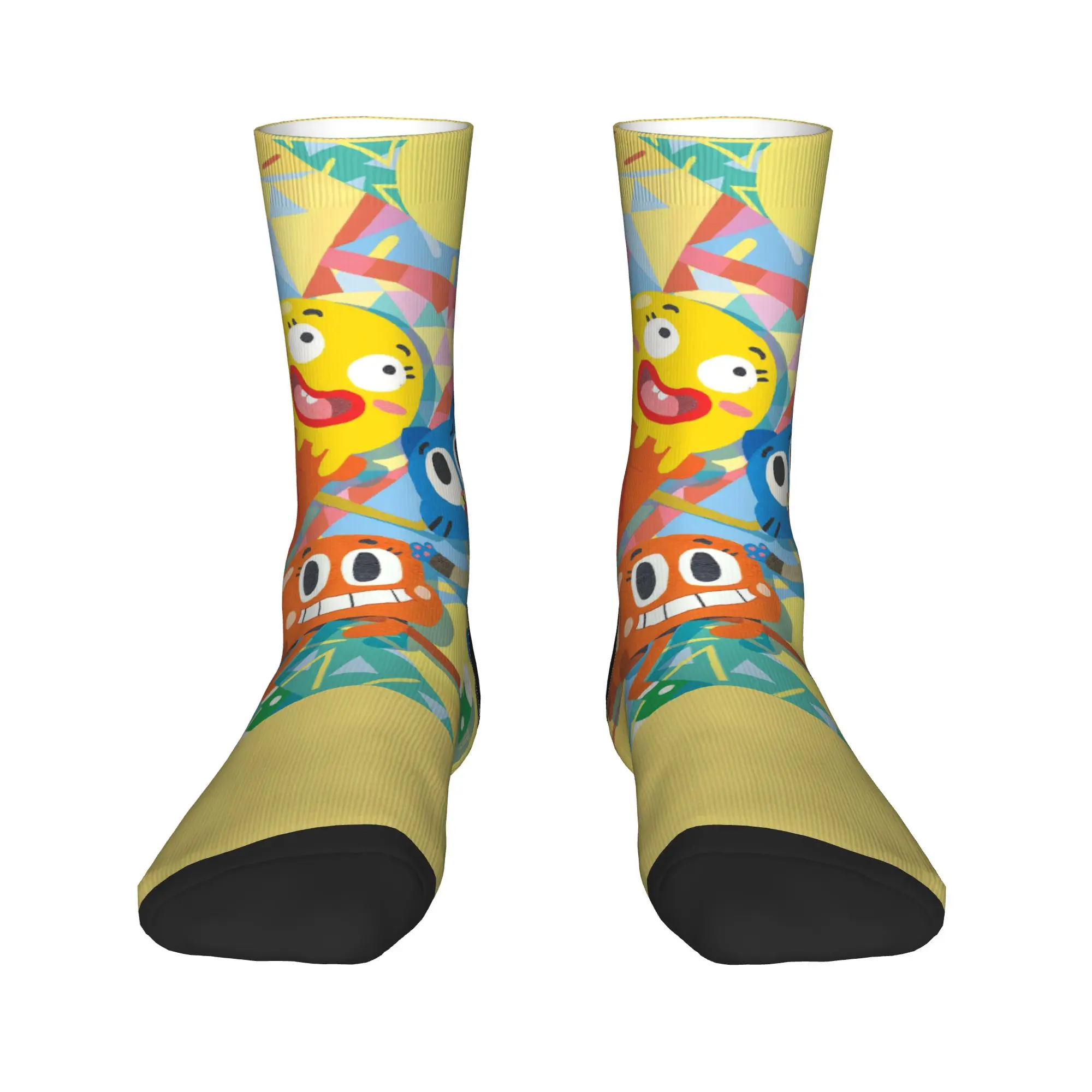 The-Amazing World G-Gumballs Stockings Men  Socks Breathable Funny Socks Autumn Climbing Anti-Slip Pattern Socks Gift Idea