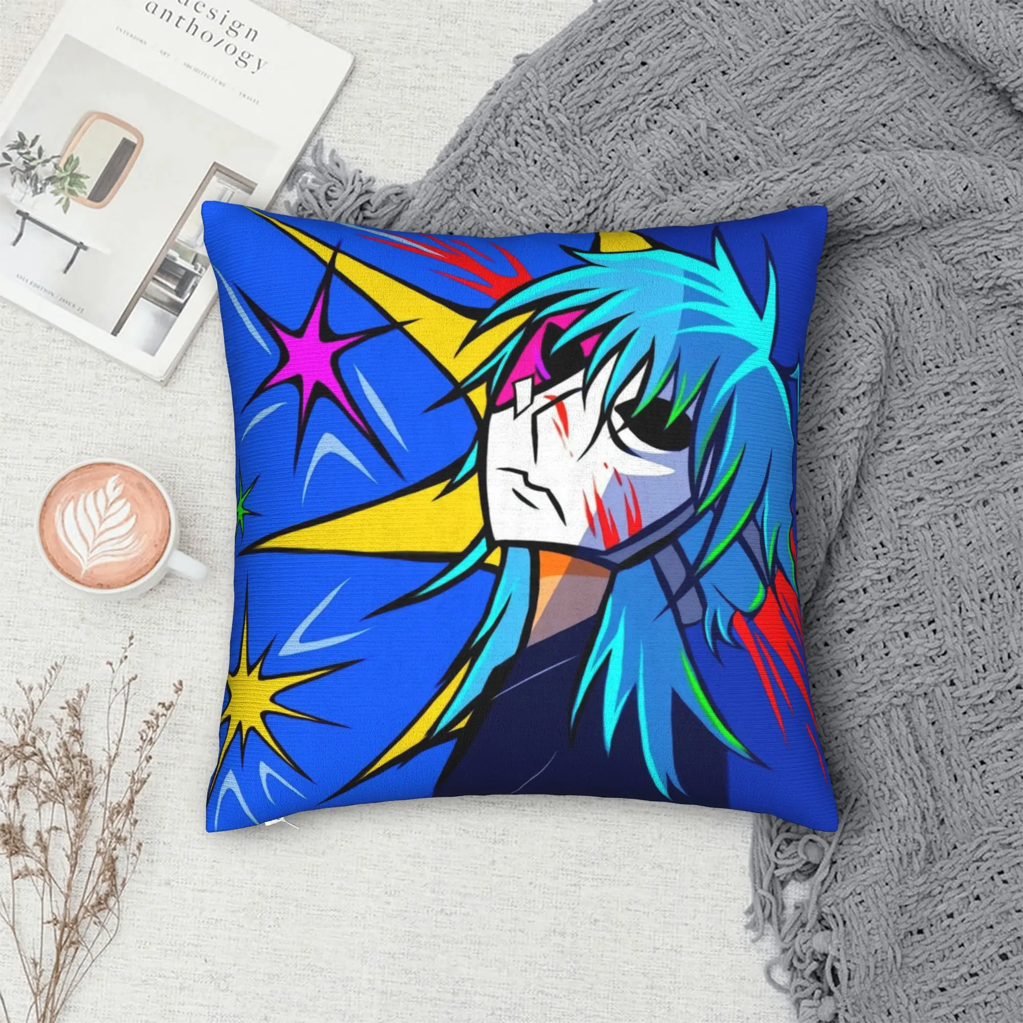 Sally Face Sal Fisher Pillow Case  Square Pillow Cover Kawaii Cushion Cover For Office Car Home Decor