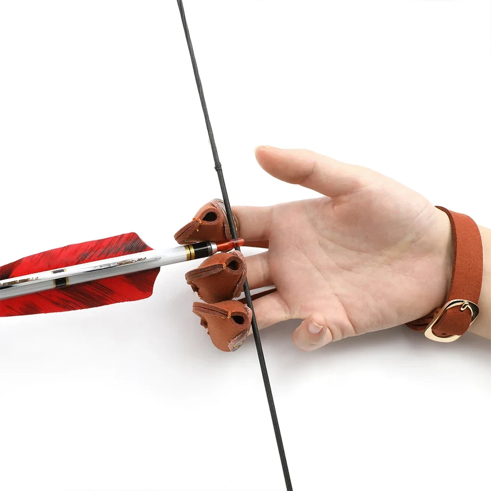Guante de caza ergonomico para arco recurvo - Protector de arqueria - imagen 5