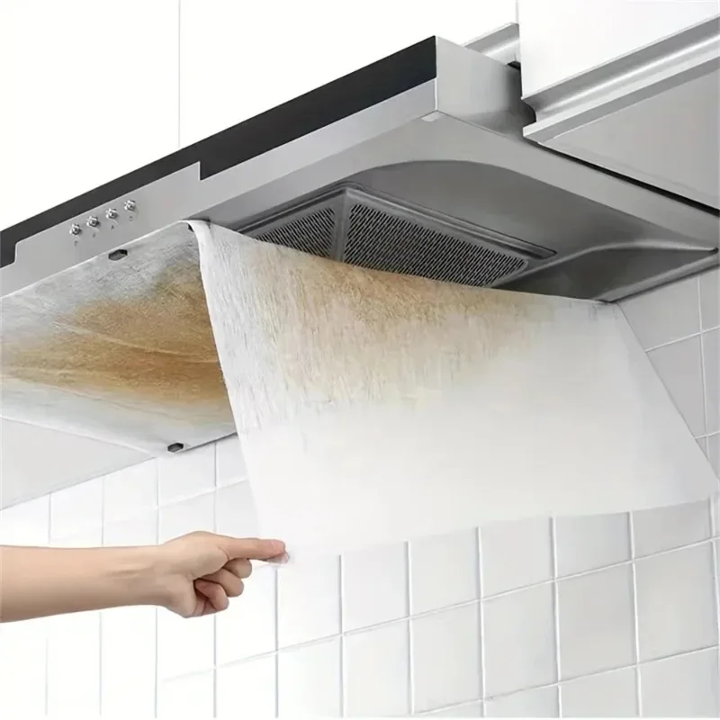 Universal Range Hood Filter Non Woven Oil Absorption Paper Durable Sticker - view 2