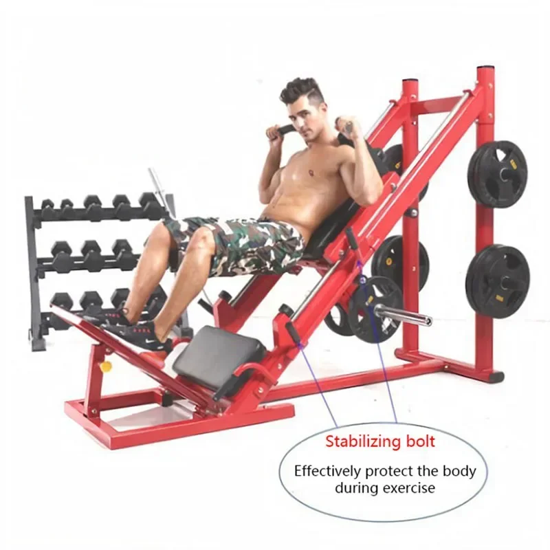 Home Sports Equipment Squat Rack Gym Back Leg Training 45 Degree Reverse Pedal Commercial Reverse Pedal Machine SJ