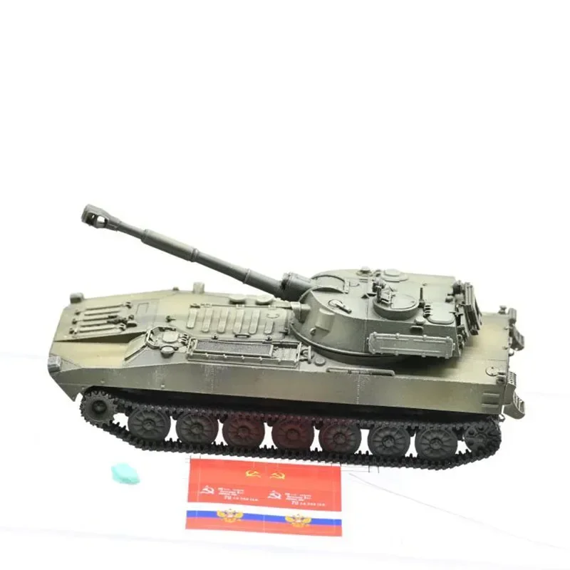 2024 new 1/72 Scale Sanrong 72131A Russian 2S1 Carnation 122mm Self-propelled Howitzer Finished Model Collection Toy