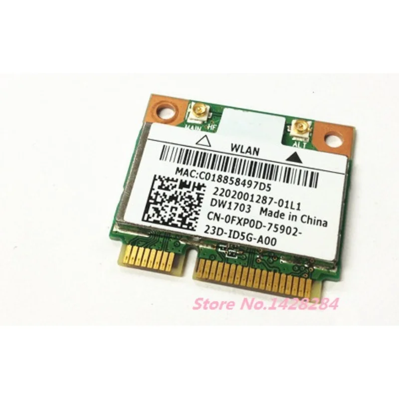 สำหรับ Dell DW1703 Atheros AR5B225 WIFI Bluetooth BT 4.0ครึ่ง Mini PCI-E 300Mbps การ์ด WLAN ไร้สาย