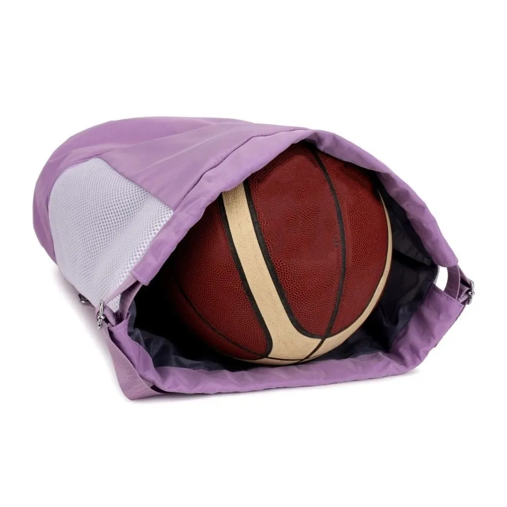 Fashion Oxford Drawstring Backpack Casual Cinch String Sports Gym Bag Large Capacity Shoes Compartment Travel Bag School