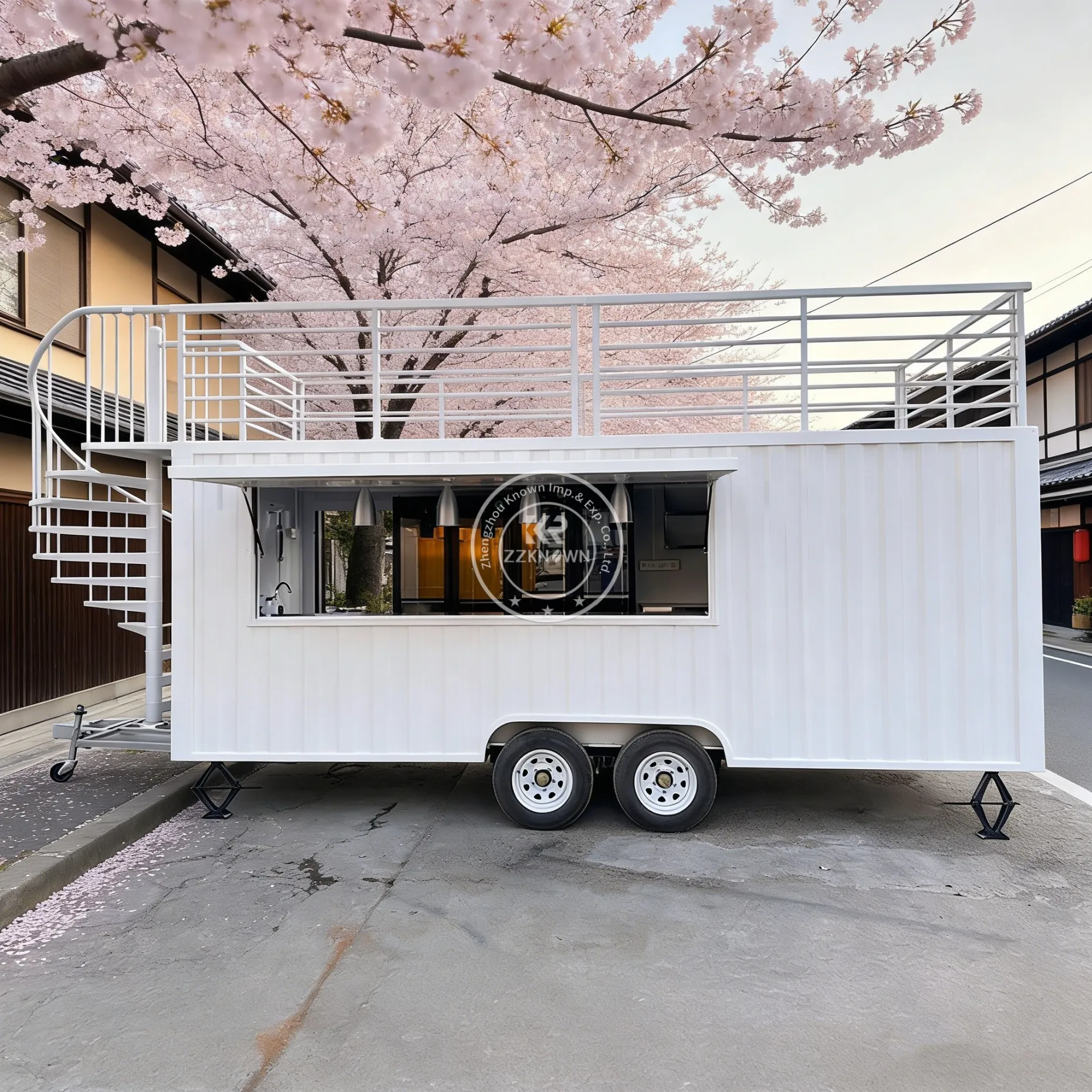 

Factory Prefab Foldable Cafe Container Coffee Shop 20FT Container Restaurant Container Cafe Bar
