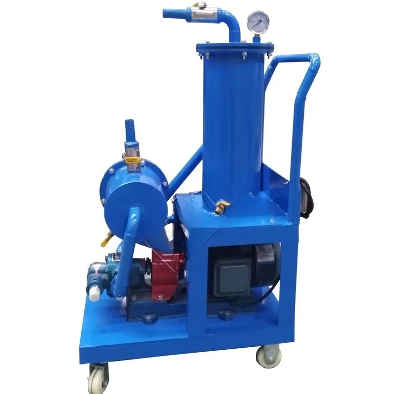 

high-quality portable oil purifier recycling mechanical oil hydraulic oil filter cheap