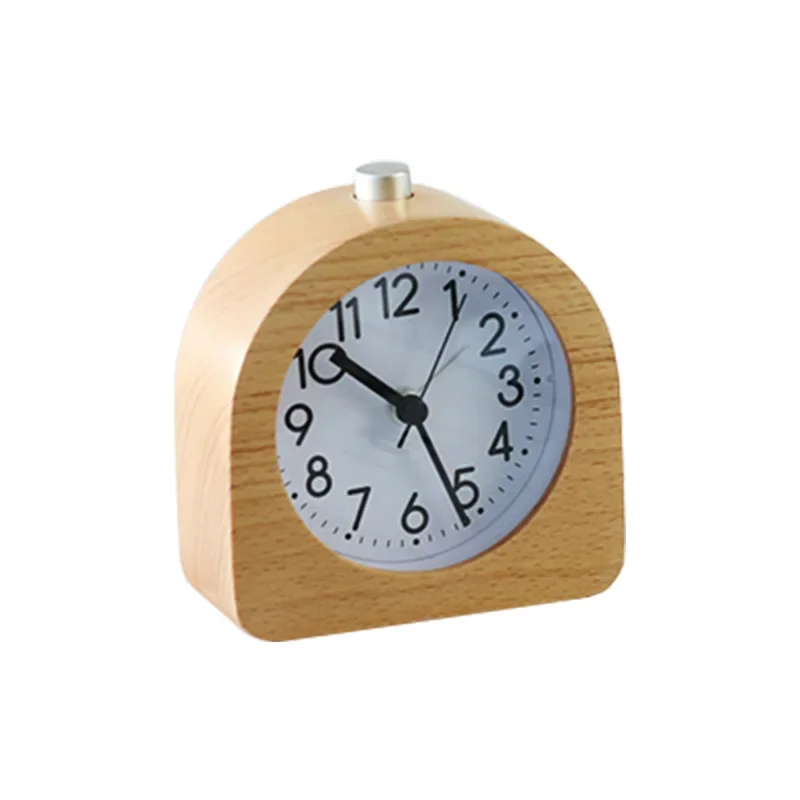 Creative Quartz Alarm Clock Silent Bedroom Bedhead Lazy Clock Retro Sleepy Student Real Seat Clock