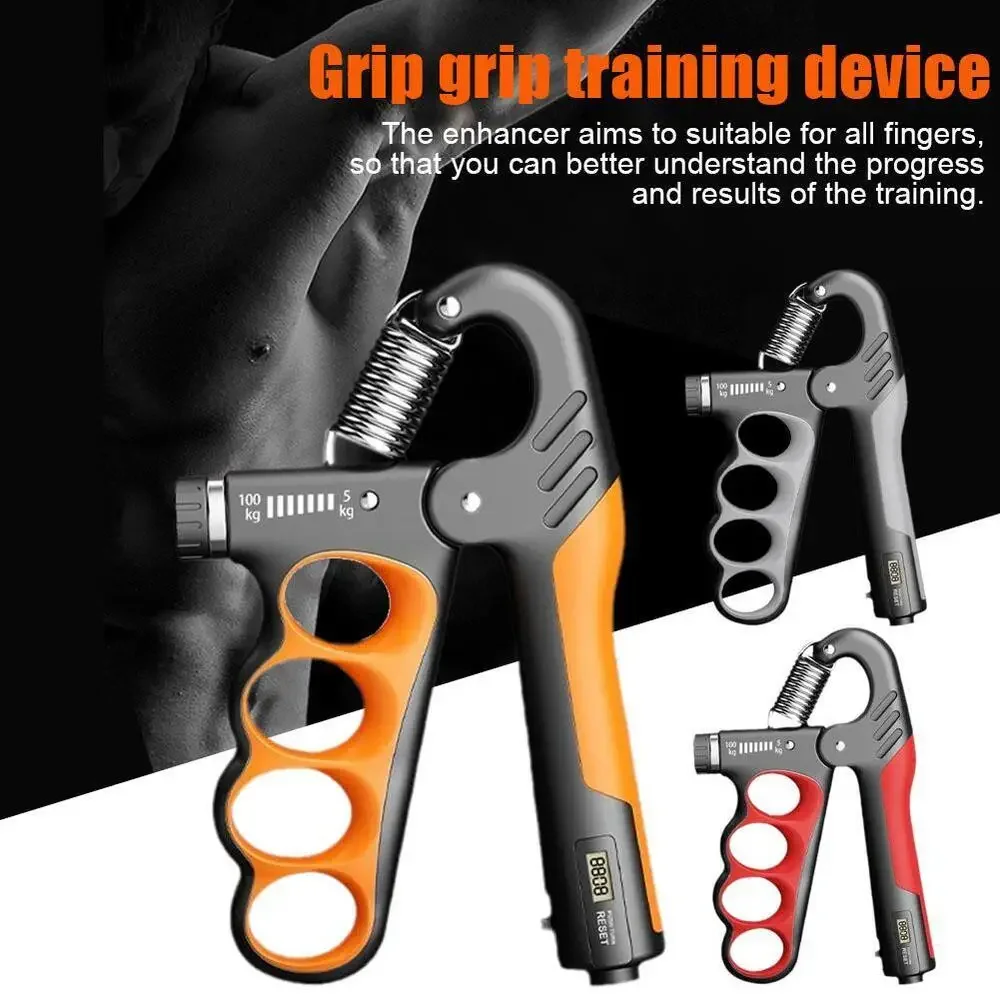 

10~220lbs Adjustable Smart Grip Strength Forearm Muscle Training Rehabilitation Equipment Boxing Trainer Finger Strengthener