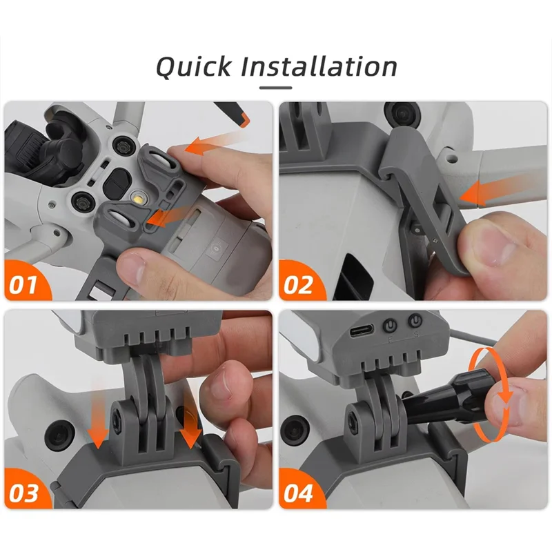 -AS58 Многоцелевое крепление расширения для Dji Mini 4 Pro Монтажные детали для Insta360 Ace Pro/Action 4