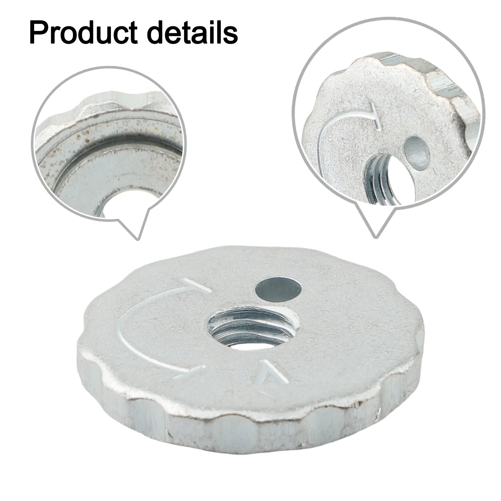 Notched Pressure Plate Cover for Type 100 Angle Grinder Easy Removal with Wrench Suitable for 100 Type Grinder/Polisher