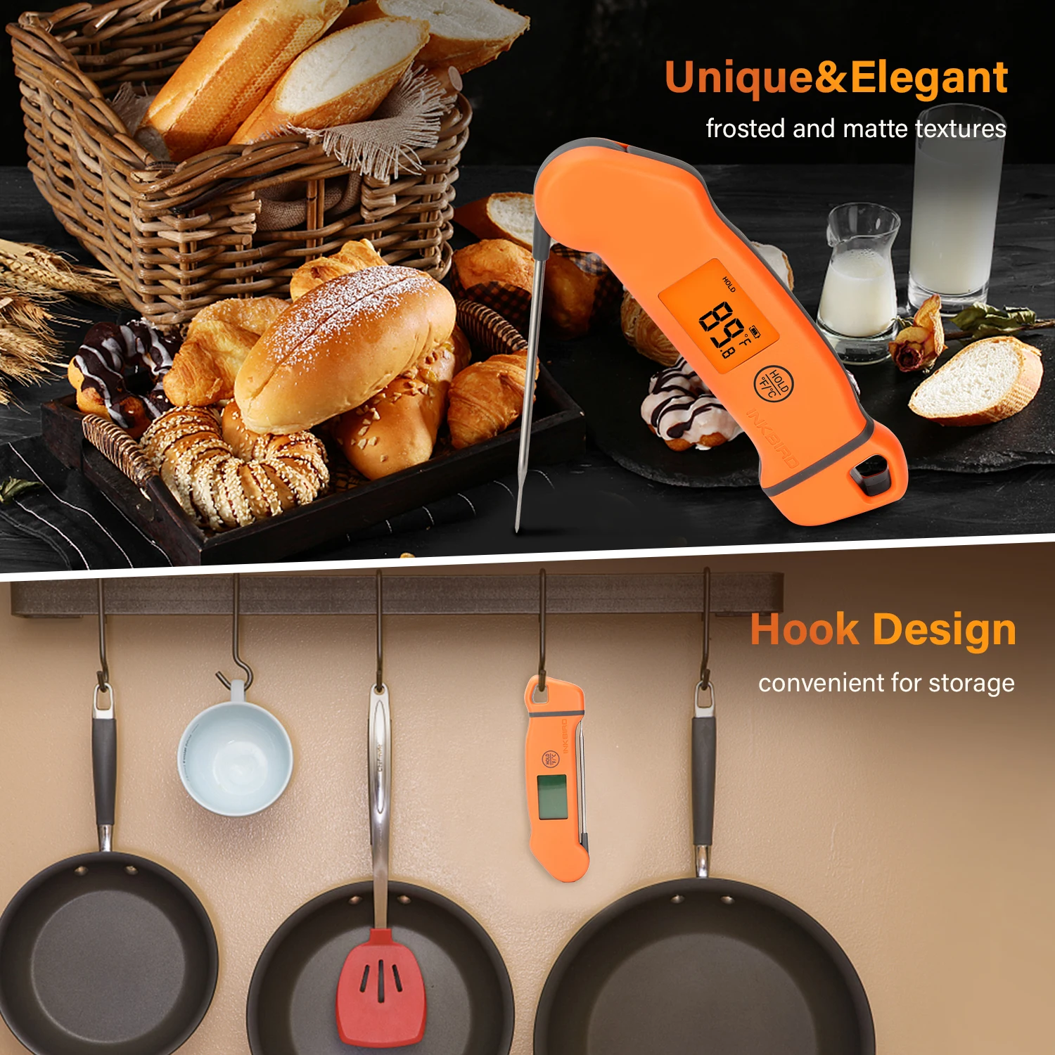 INKBIRD IHT-1S Numérique Cuisine Alimentaire Therye.com Pour La Viande Eau Lait Cuisson Des citrouille Sonde BBQ Four Therye.com Outils De Cuisine