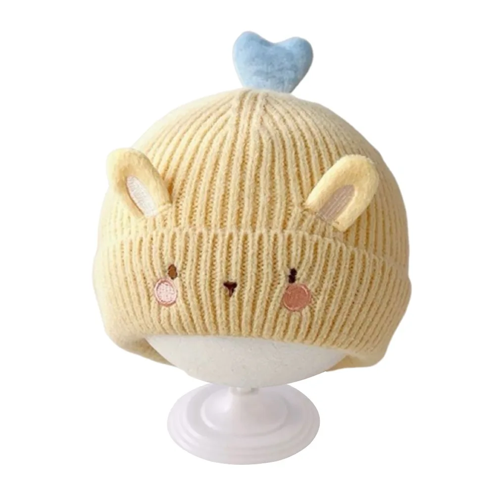 

0-6 Months Fashion Soft Baby Winter Hats Warm Crochet Kids Beanie Hats Casual Cartoon Newborn Hat Toddler
