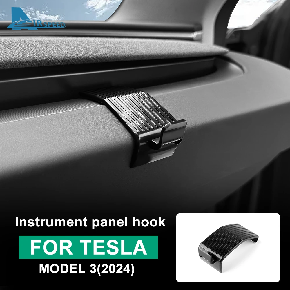 לוח מחוונים וו סוגר עבור דגם tesla 3 highland 2024 מכשיר לוח ווים שקע אוויר טלפון לעמוד וו סוגר אביזרים