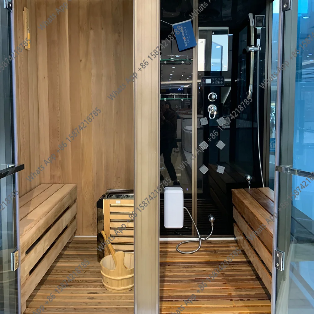 Luxury integrated dry and wet separation integrated shower, steam room, household sauna wet steam  beauty salon, sweat room