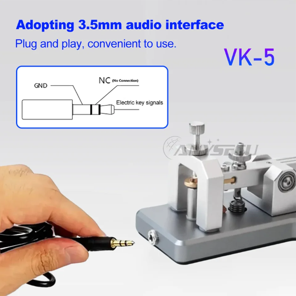 VK-5 Shortwave Radio Manual Key Aluminum Alloy