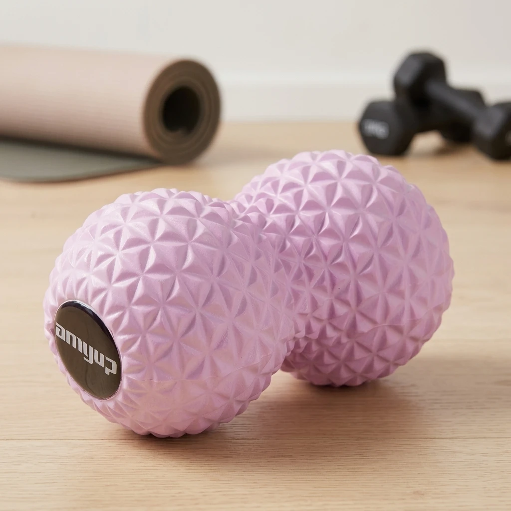 High Density EVA Peanut Massage Ball for Neck and Foot Relief Anti Slip Yoga Gym Office Use