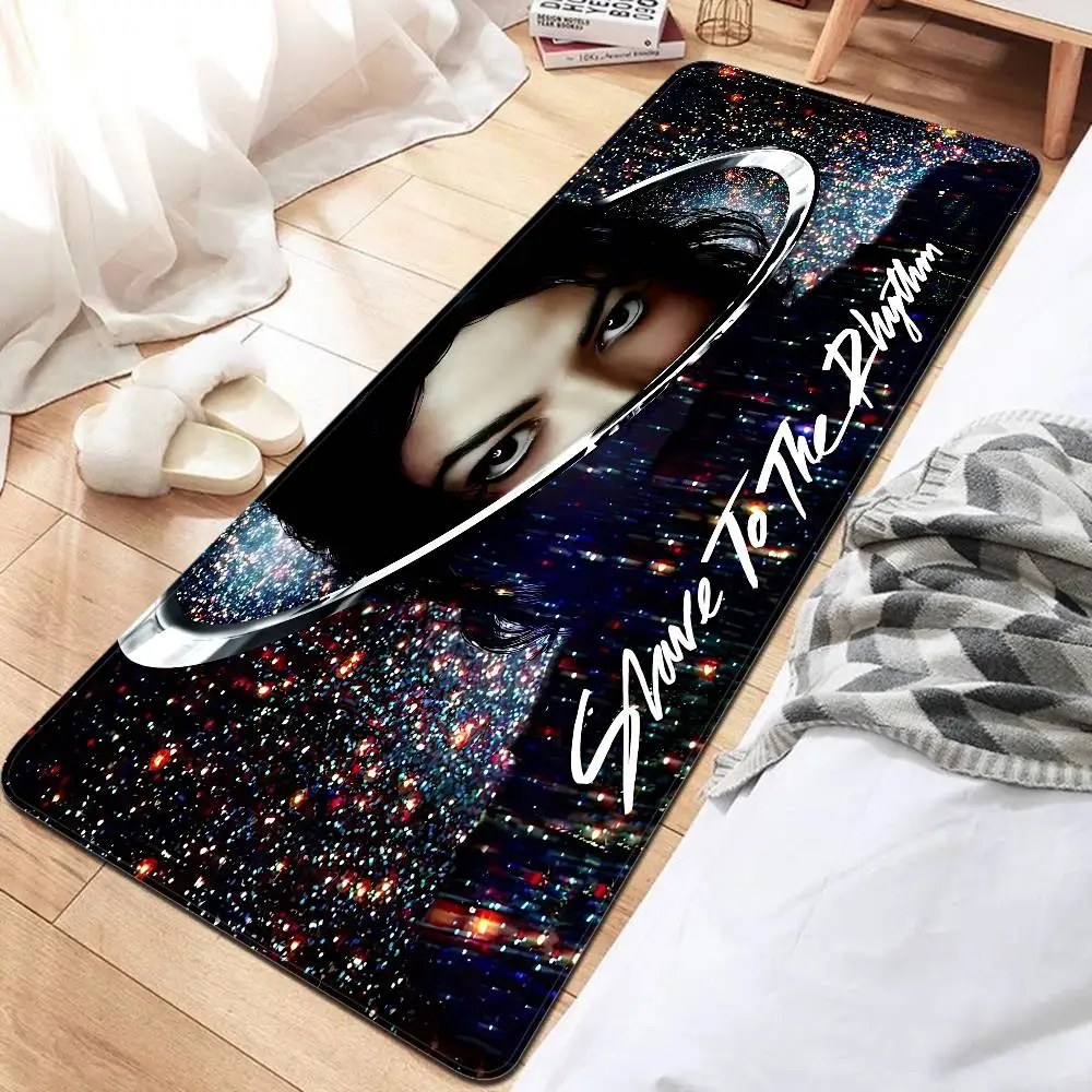 Classic Singer M-Michael J-Jackson Room Mats Retro Multiple Choice Living Room Kitchen Rug Non-Slip Welcome Rug