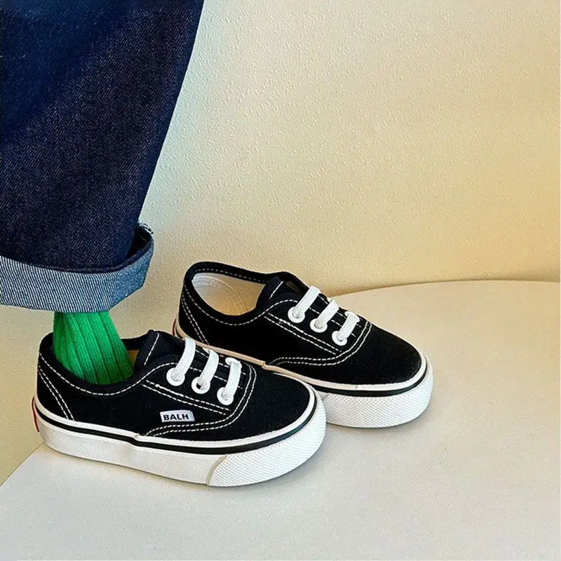 New Spring Autumn Kids Girls Korean Style Casual Canvas Sneakers Fashion Breathable Student Shoes​