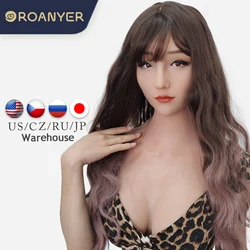 ROANYER Silicone May with Breast Forms for Crossdresser Costumes Male to Female Drag Queen Fake Boobs