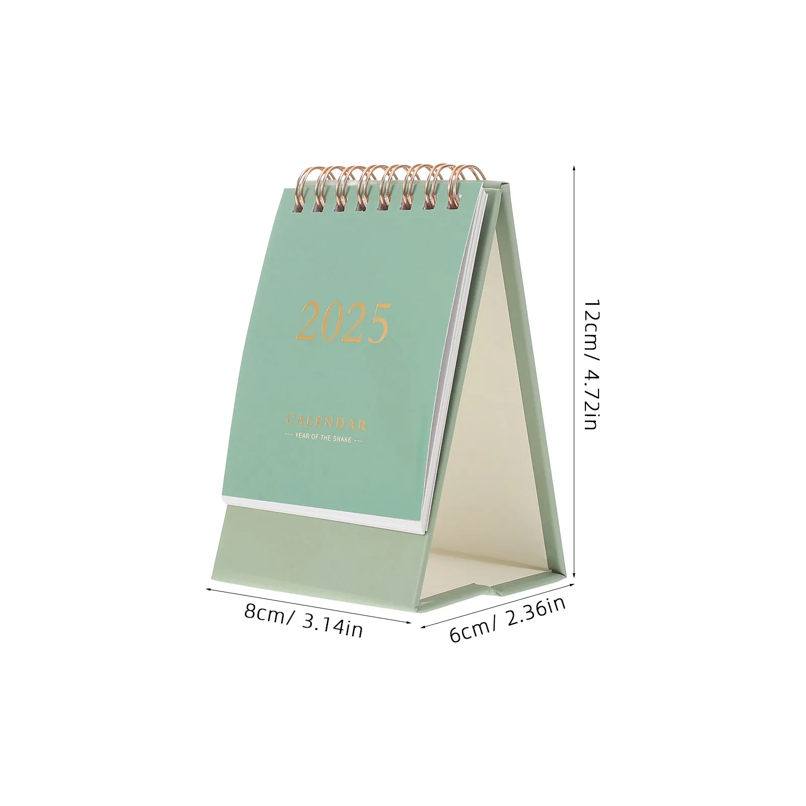 أجندة مكتبية صغيرة 2024-2025 دوامة ملزمة تقويم مكتبي الدائمة تصميم اليومية الشهرية مخطط مكتب ديكور المنزل #2