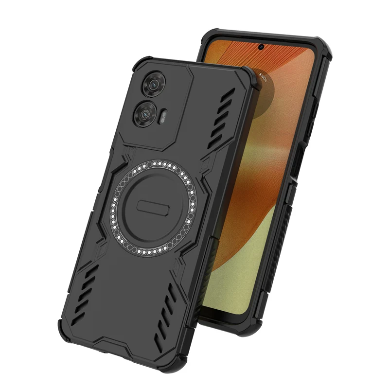 Чехол для телефона с рассеиванием тепла для Motorola Moto G34, чехол с магнитным притяжением для Moto G34 5G, чехол Funda, задняя крышка