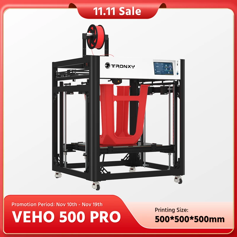 500mm printer –评测与推荐：Tronxy VEHO 500 PRO w praktyce