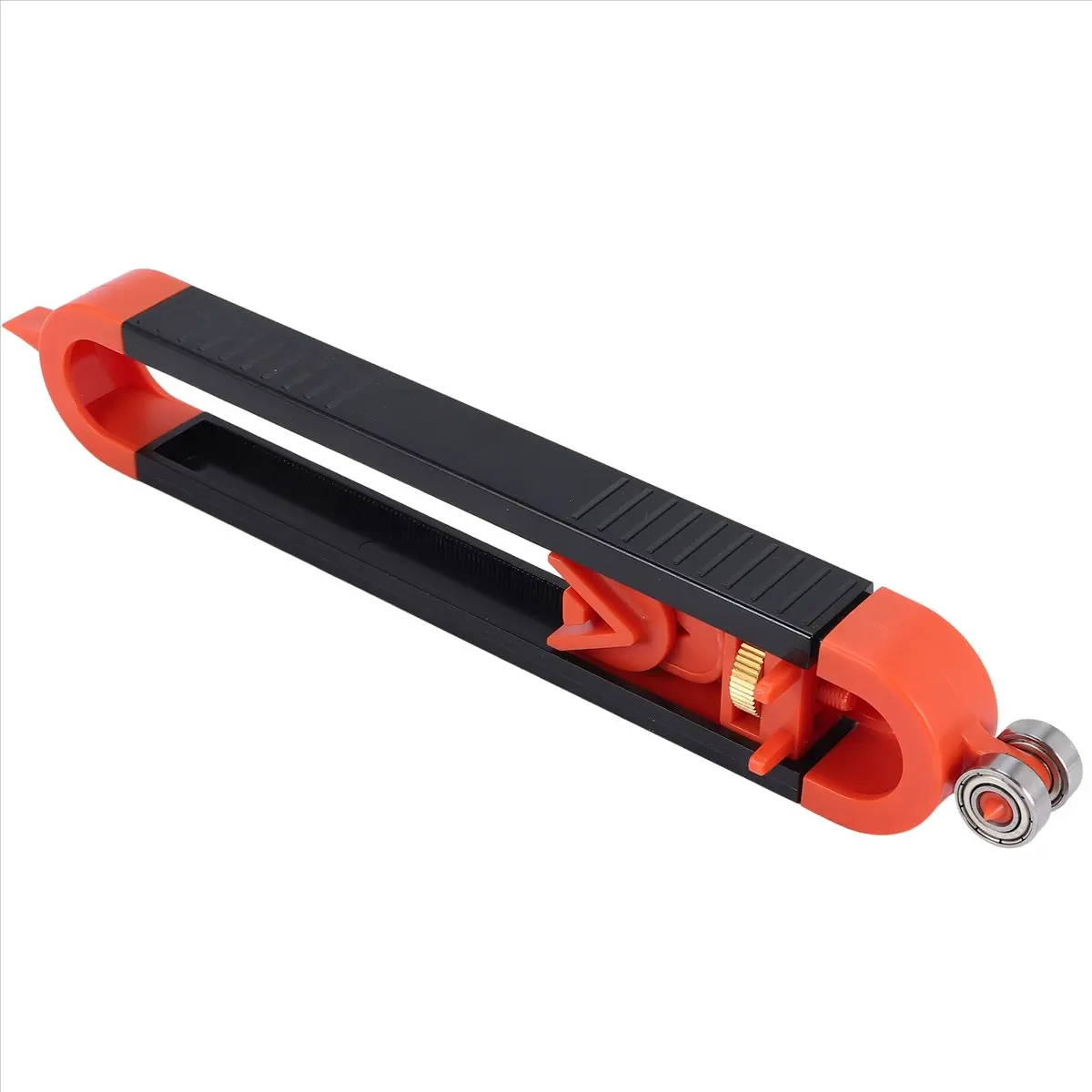 A89X Contour Measuring Tool with Lock for Pencil - Wood Scribe Tool Edge Corner Measuring Profile Duplicator with 3 Pencils