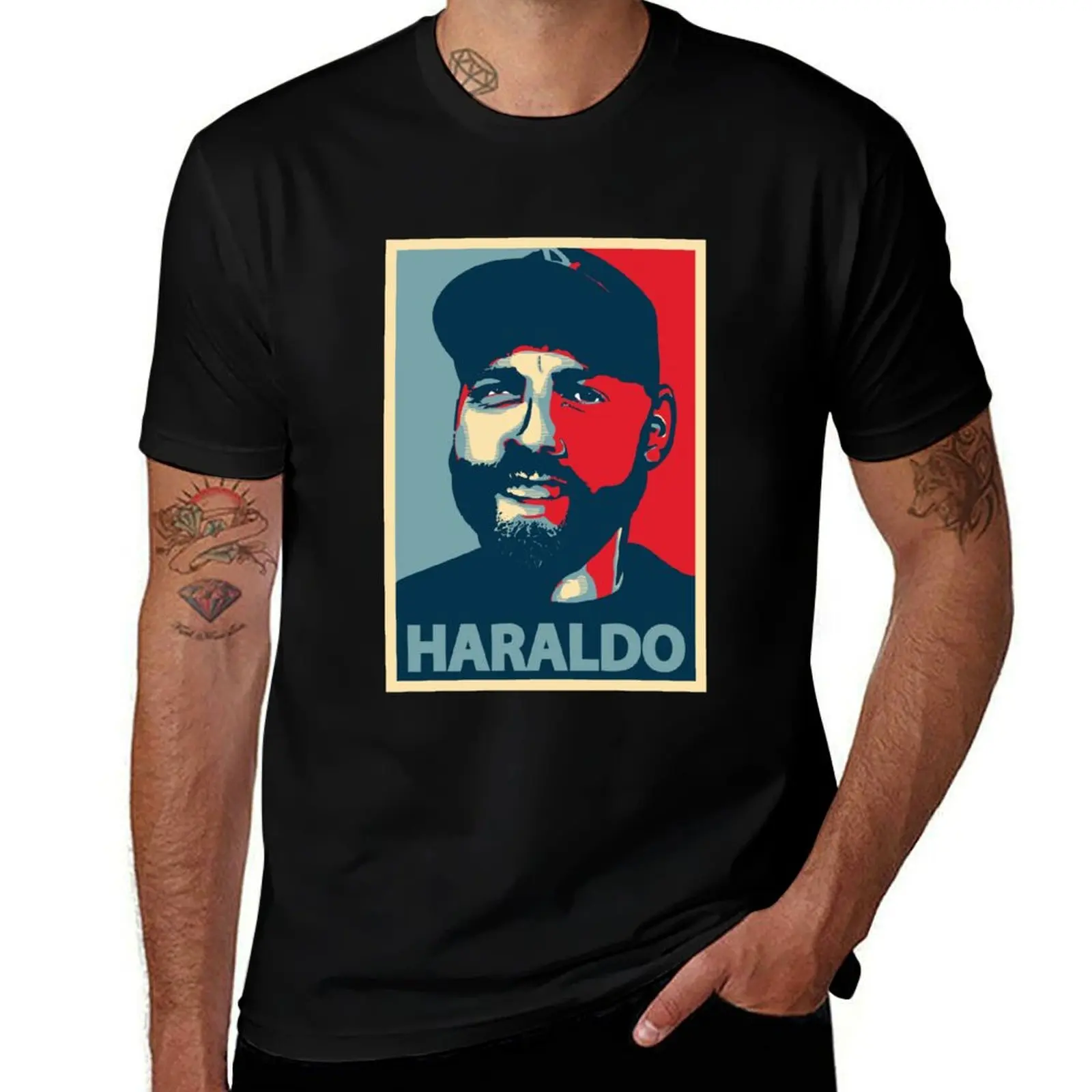 

Harald Baldr Haraldo Portrait T-Shirt t shirt man plain man t shirt luxury T-Shirt