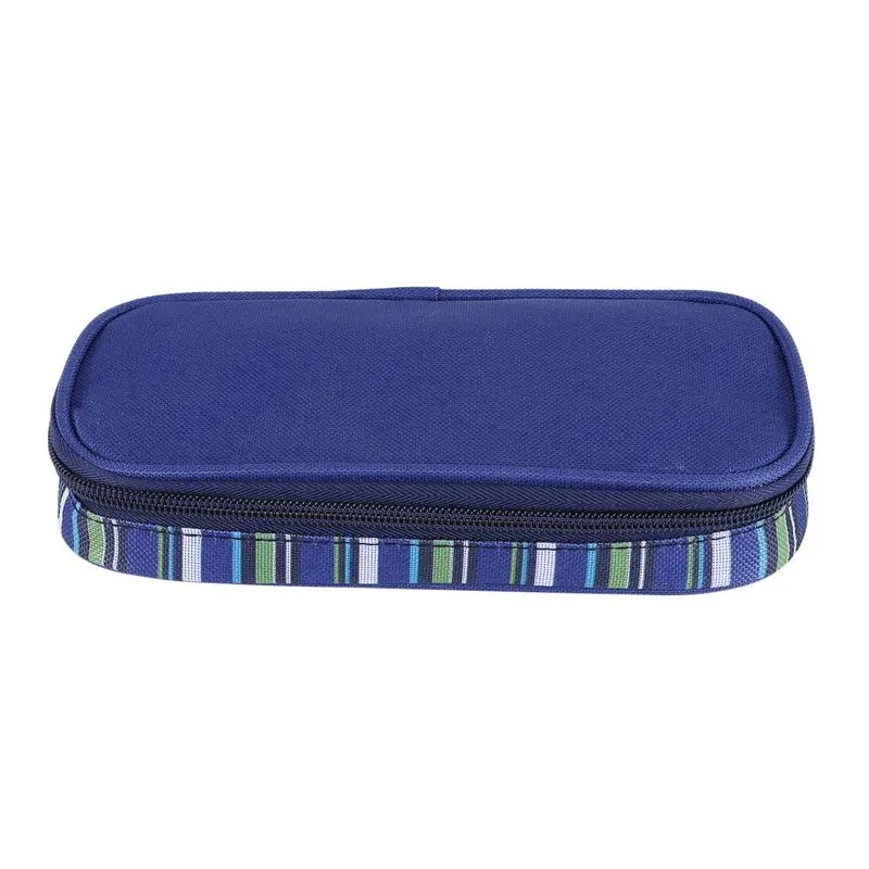 Hot kf-Insulin Cooler Travel Case Diabetic Medication Organizer Medicals Cooler Bag Waterproof And Insulation Liner(Navy Blue)