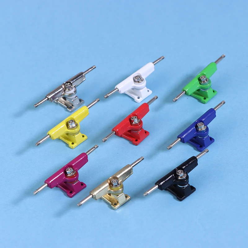 شاحنة لوحة الأصابع 32 مللي متر احترافية بمحور واحد للوحة تزلج صغيرة من سبائك الزنك ألعاب شاحنات التزلج #4