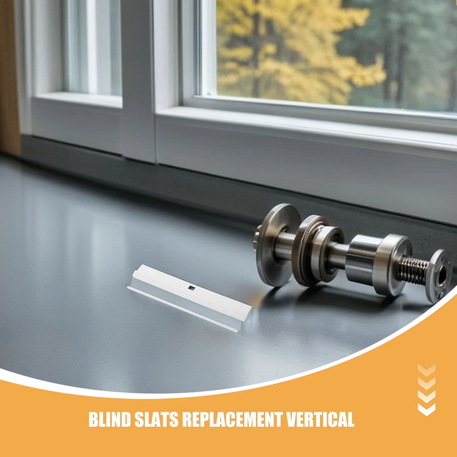 36 قطعة استبدال أجزاء عمودية إكسسوارات الستائر عملية صامتة سلسة تعزيز الخصوصية لغرفة المعيشة وغرفة النوم #6