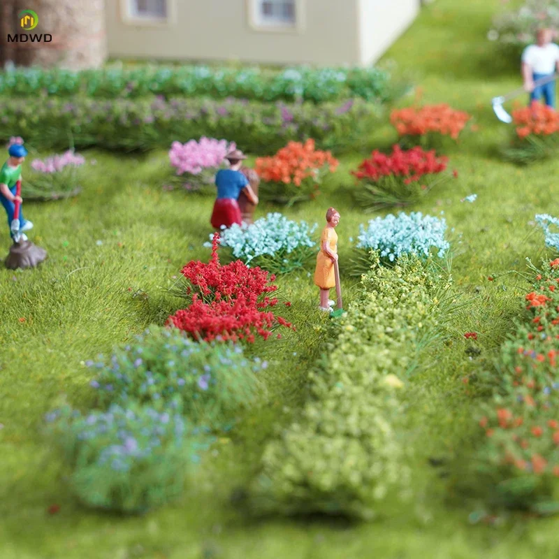 1:87 HO Scale Simulation Model Figures Farmer Sand Table Miniature Scene Farm Character Photography