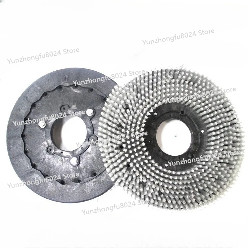 

Floor Scrubber Disc Buckle Carpet Brush 13/15/16 Inch Floor Machine Steel Wire Brush Disc Soft Bristle Brush 1pc