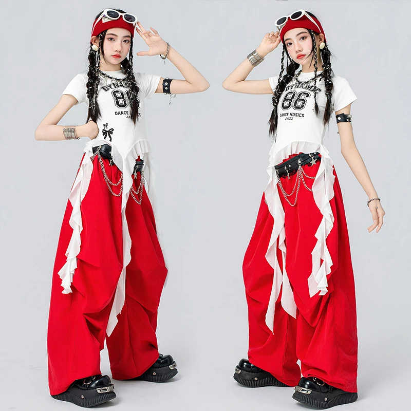 cool-girl-jazz-dance-costume-kpop-performance-stage-outfit-white-top-red-baggy-pants-children-hip-hop-street-dance-clothing-5475