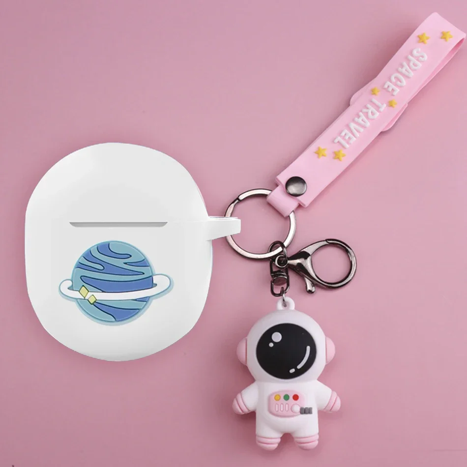 สำหรับ Realme Buds Air 2การ์ตูนไดโนเสาร์/แพนด้าน่ารักหูฟังซิลิโคนป้องกันพร้อมพวงกุญแจอุปกรณ์เสริมกล่อง