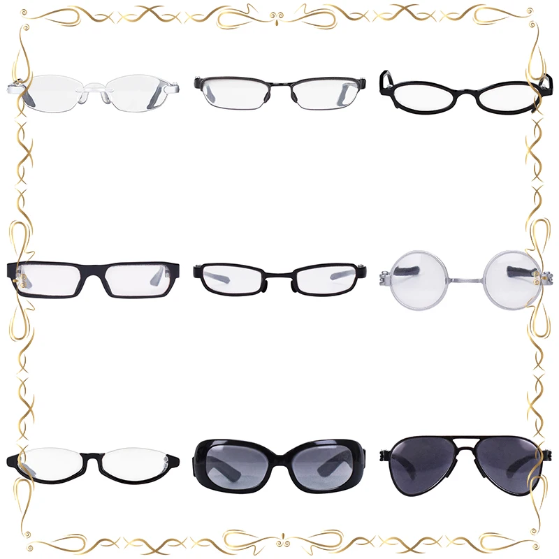 

Mini Glasses Gashapon Miniaturization Desktop Ornament Keepsake Action Figure Model Toys