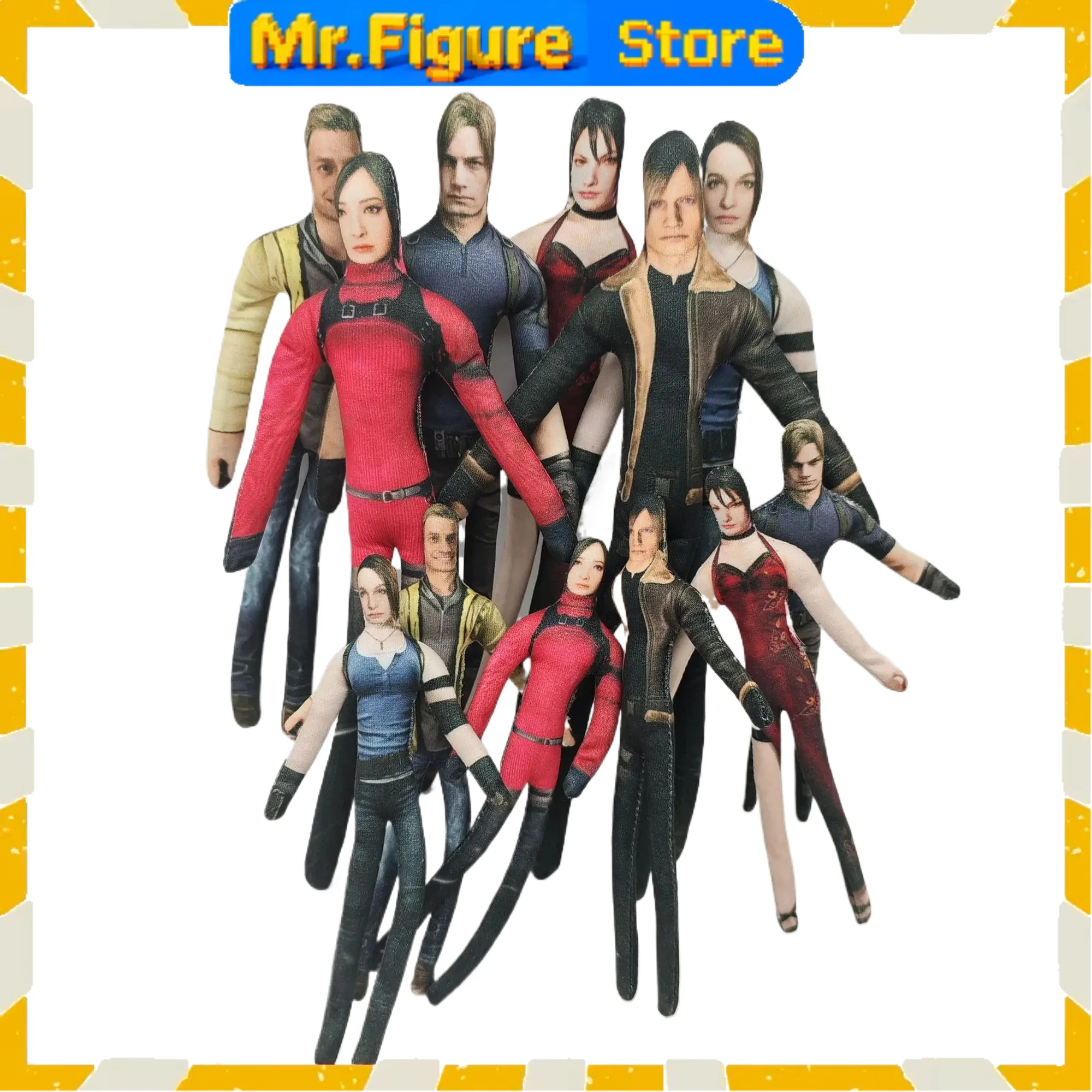 Resident Biohazard Evil Lyon Ada Wong Abstract Dried Rat Iron Wire Skeleton Free-form Shaping Anime Game Fans Action Figure Gift
