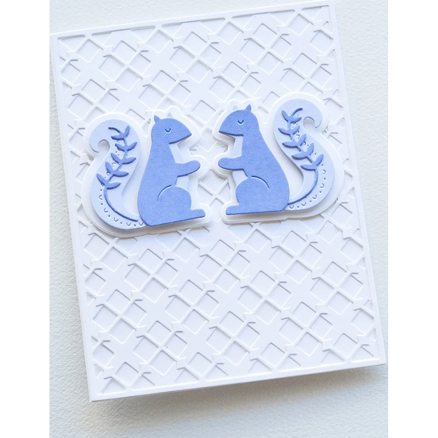 Lucky Goddess Metal Cutting Dies Nordic Squirrels Diy Scrapbooking Photo Album Decorative Embossing Paper Card Crafts
