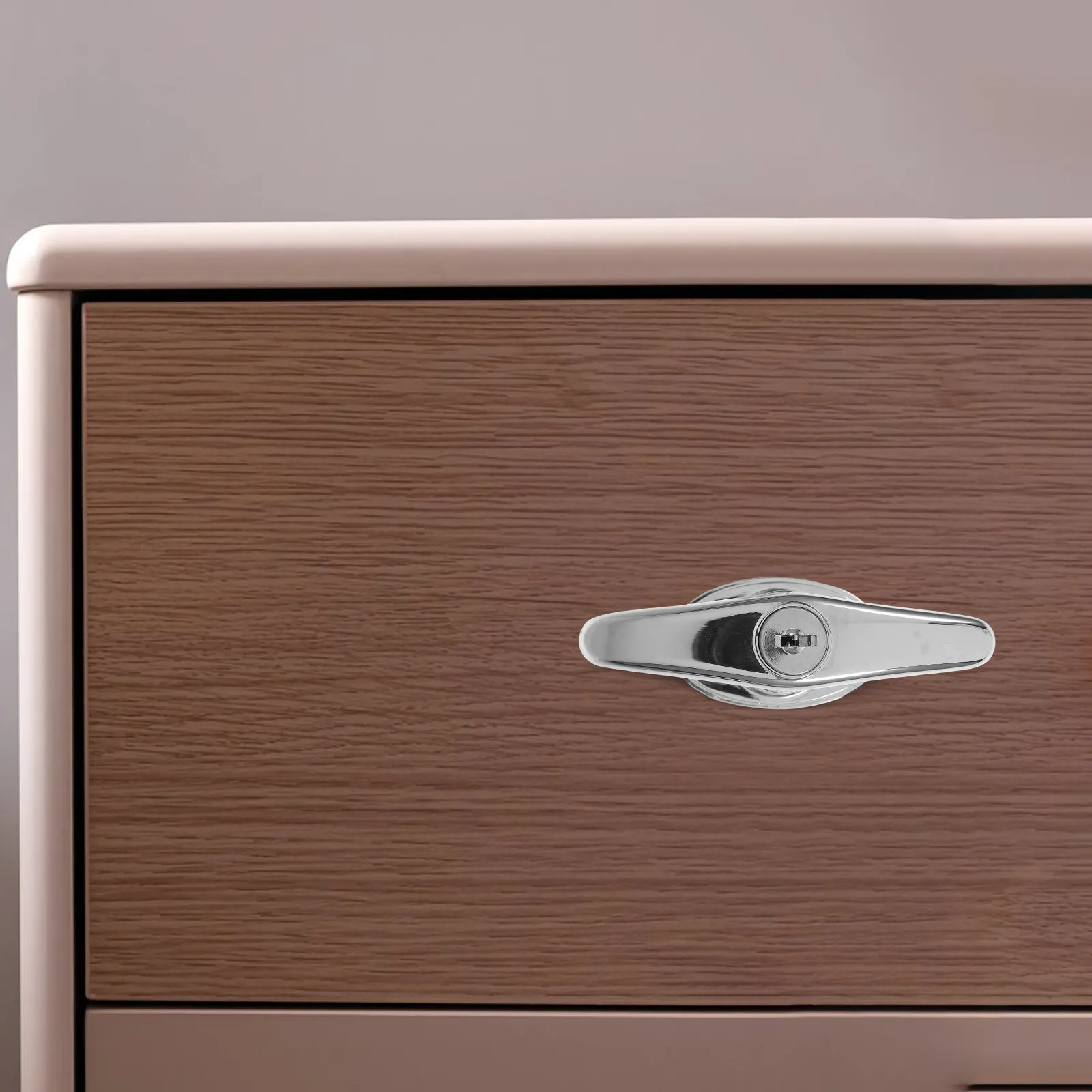 

Комплект Т-образных замков для дверных ручек с ключом, сверхпрочный металлический замок для амбарных ворот, простая установка, для замены замков на дверях дома, офиса, гаража