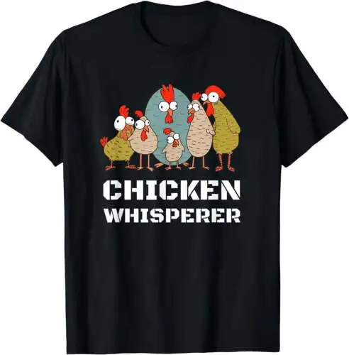 For Farmers Chicken Keepers & Chicken Whisperer T-Shirt Black 4X-Large